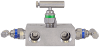 PGI Int'l Three-Valve Manifold